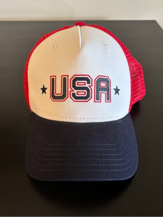 American Eagle Outfitters Other - AEO USA Trucker Hat - Red White Blue-NWT